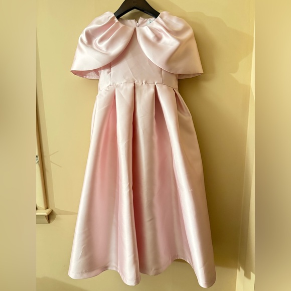Elegant Light Pink Kids Formal Dress - Picture 1 of 4